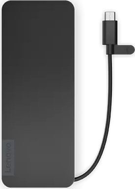 Stacion lidhës Lenovo, USB-C, HDMI, i zi