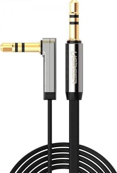 Kabllo audio Ugreen Jack 3.5mm - Jack 3.5mm, 2m, e argjend