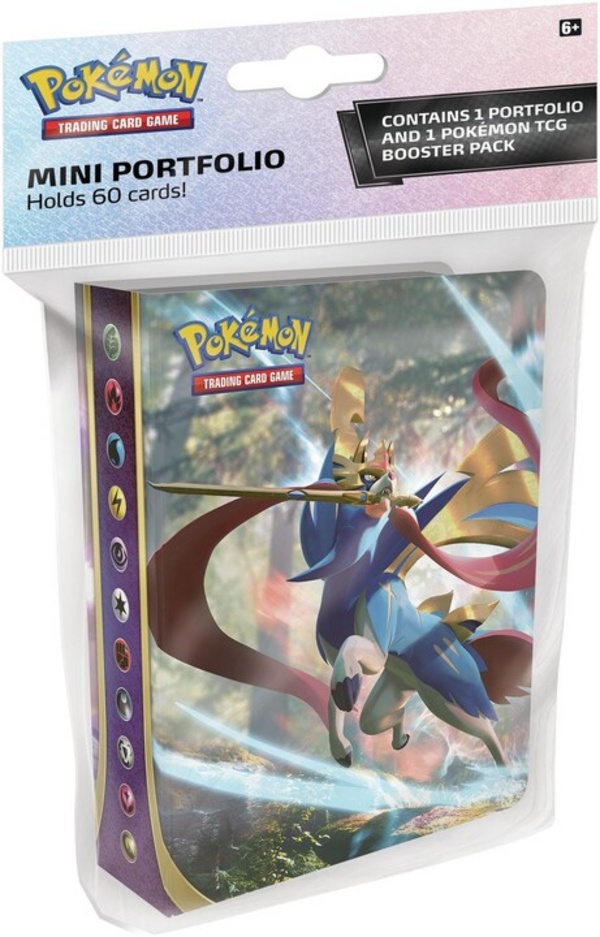 Lojë kartash Pokémon TCG: Sword and Shield - Mini Album + Booster (10 karta)