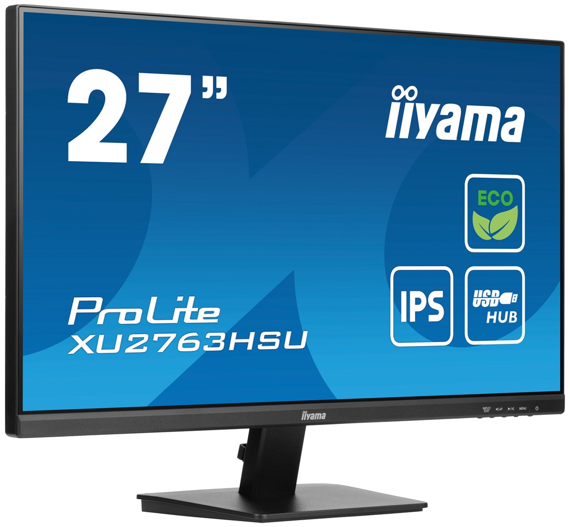 Monitor iiyama ProLite XU2763HSU-B1, 27", 1920 x 1080, 100 Hz, i zi