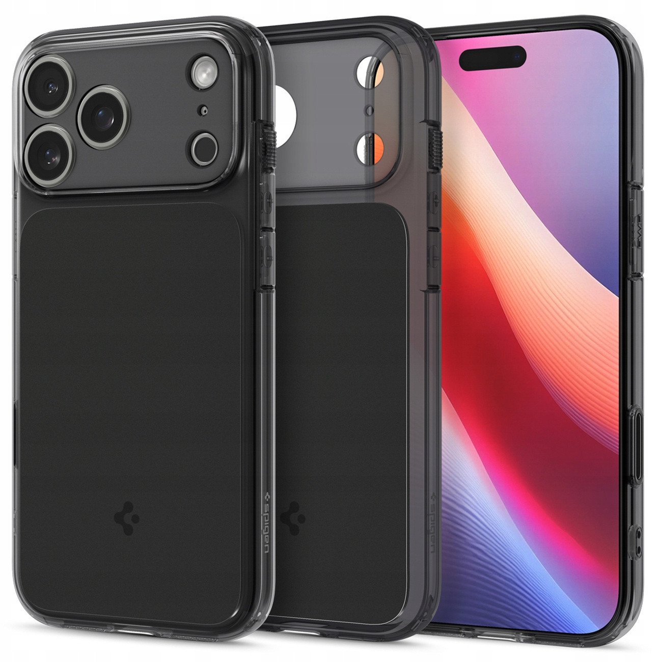 Мрежа за телефон Spigen Ultra Hybrid T MagSafe за iPhone 17 Pro, компатибилна со MagSafe, Matte Black, црна мат