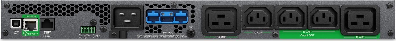 UPS APC Smart-UPS Ultra SRTL3KRM1UIC, 3000VA 3000W, литиум-јонска батерија, сива