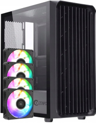 Kuti kompjuterike ZENPC Z3 Air, me 4 ftohës ARGB, e zezë