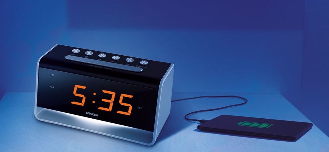 Orë digjitale me alarm Sencor SDC, 4400 W
