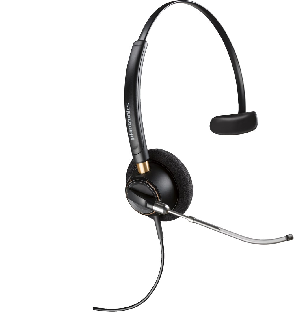 Kufje Plantronics Poly EncorePro HW510V, të zeza