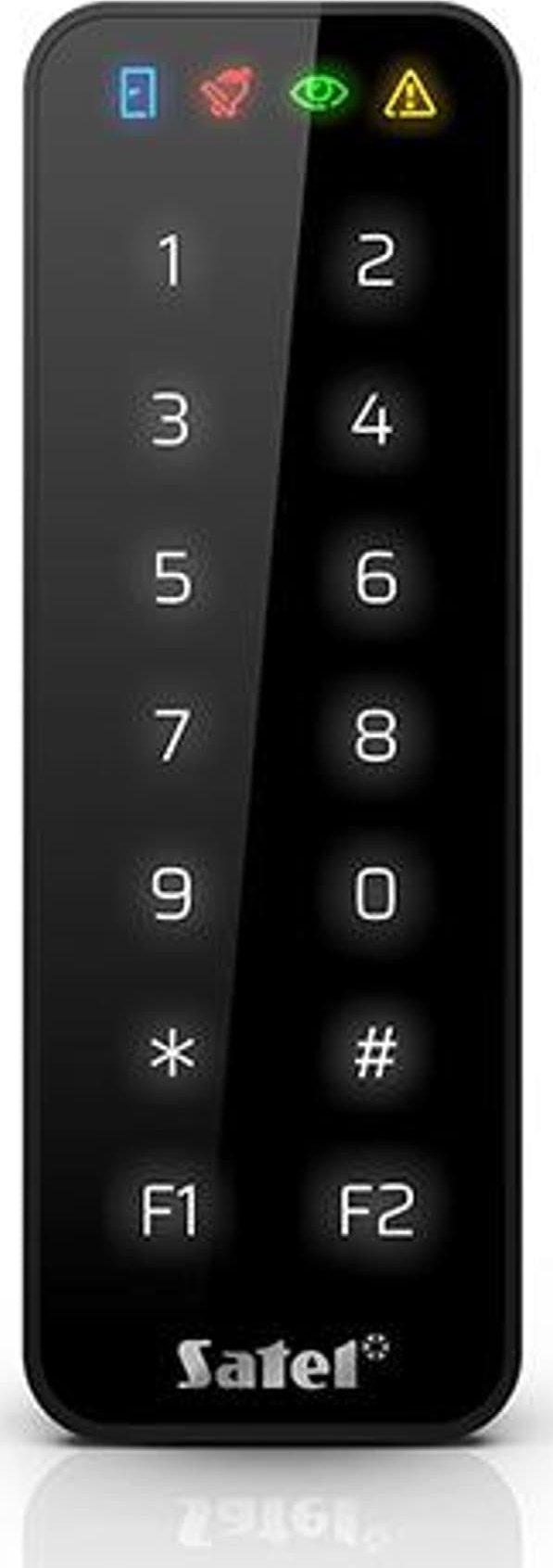 Tastierë me lexues kartash Satel SO-MF5-B, MIFARE, me prekje, e zezë