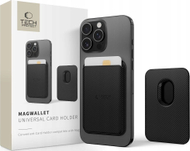 Mbajtëse kartash Tech-Protect MagWallet, magnetike MagSafe, deri 3 karta, karbon