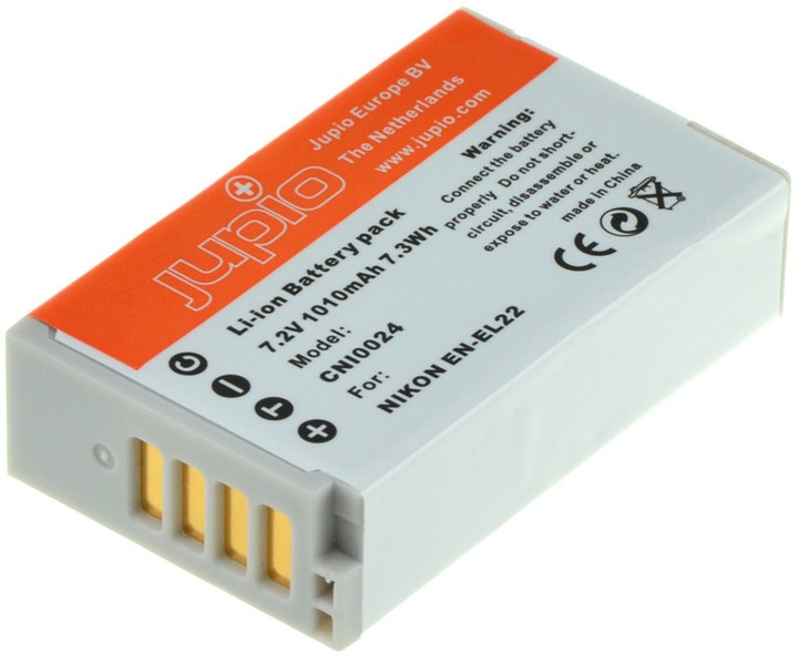  Bateri Jupio EN-EL22 për Nikon, 1010mAh