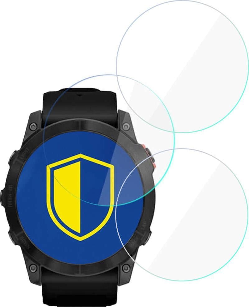 Mbrojtës ekrani 3MK Hybrid Glass për Garmin Fenix 7X, xham hibrid fleksibël, transparent