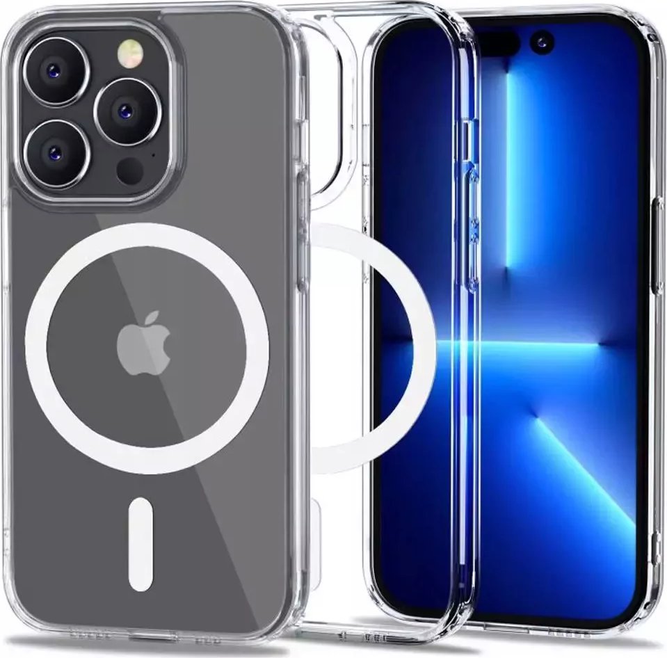 Mbrojtëse telefoni Tech-Protect FlexAir Hybrid për iPhone 14 Pro Max, MagSafe, transparente