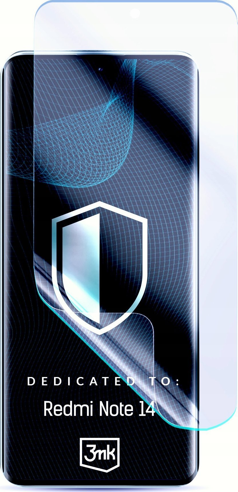 Mbrotjës ekrani 3mk 1UP për Redmi Note 14 4G, film transparent, rezistent ndaj gërvishtjeve