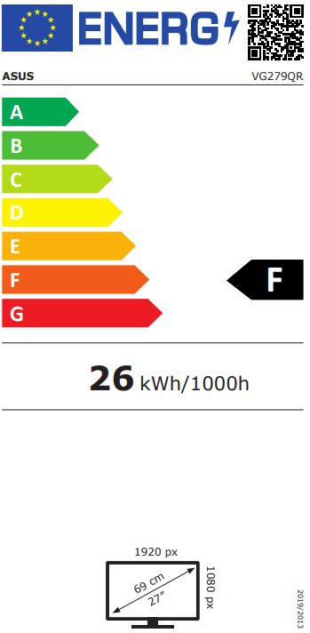 Monitor ASUS TUF Gaming VG279QR, 27", Full HD, 165Hz, i zi