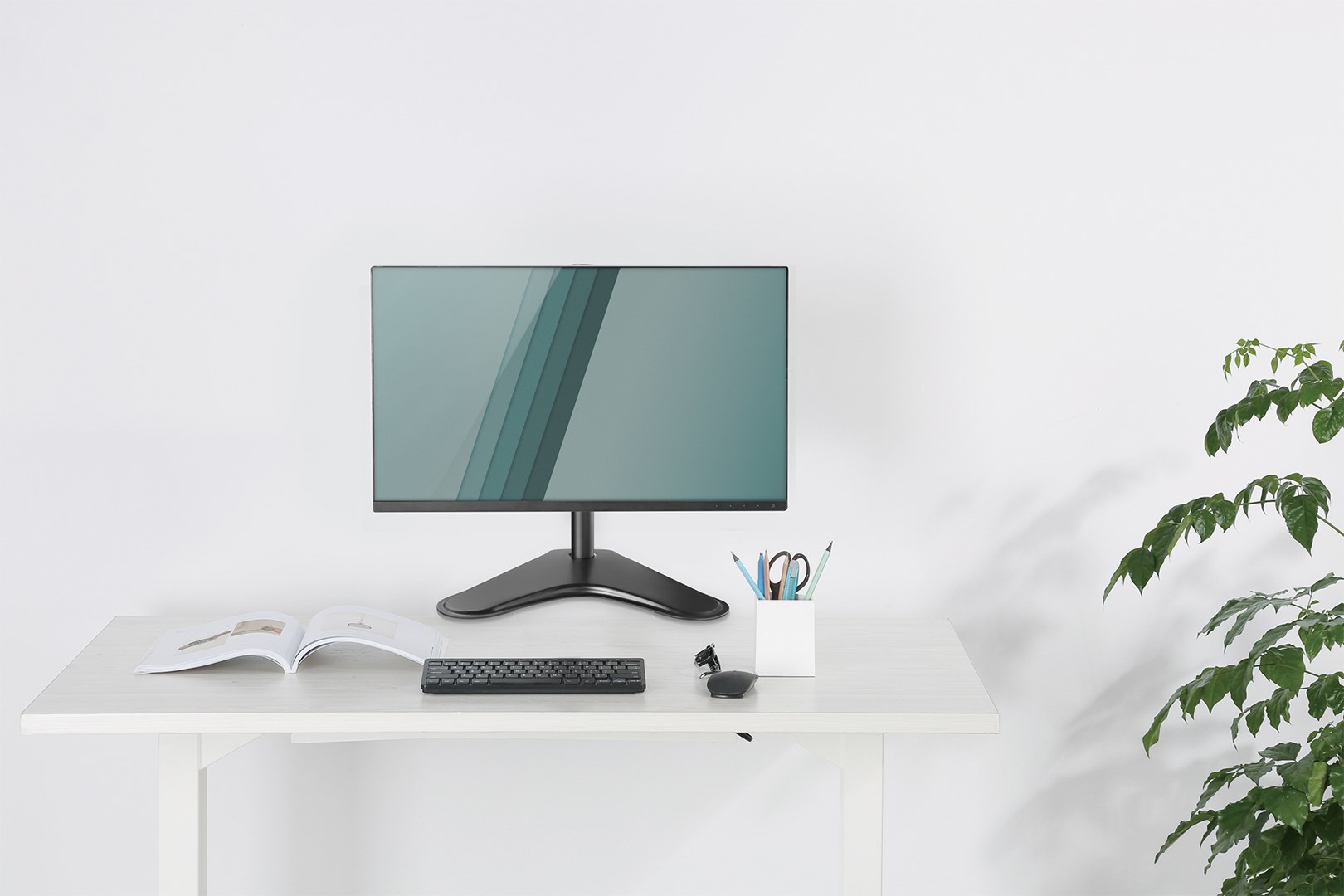 Mbajtëse tavoline për monitor Digitus DA-90437, 17-32", e zezë