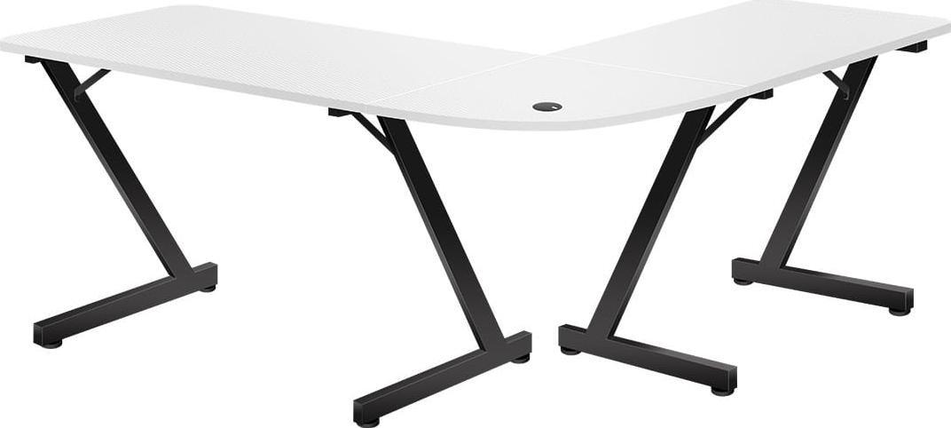 Tavolinë gaming Huzaro Hero 7.0, 154 x 117 cm, e bardhë