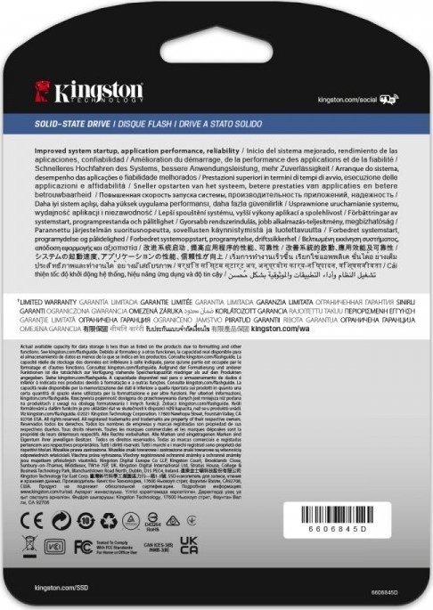 Disk SSD Kingston DC600M 1.9, 2TB, 2.5" SATA III