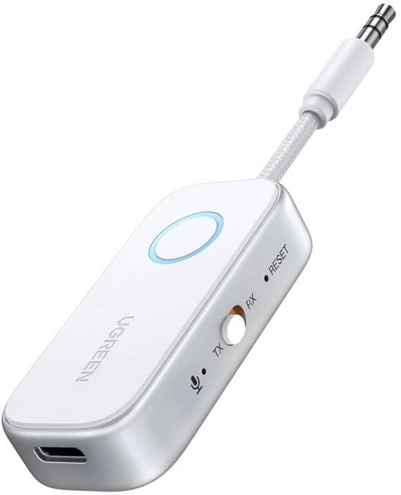 Adapter Bluetooth 2 në 1 Zhibai WT06, transmiter dhe receiver, Bluetooth 5.4, 18 orë bateri, i zi