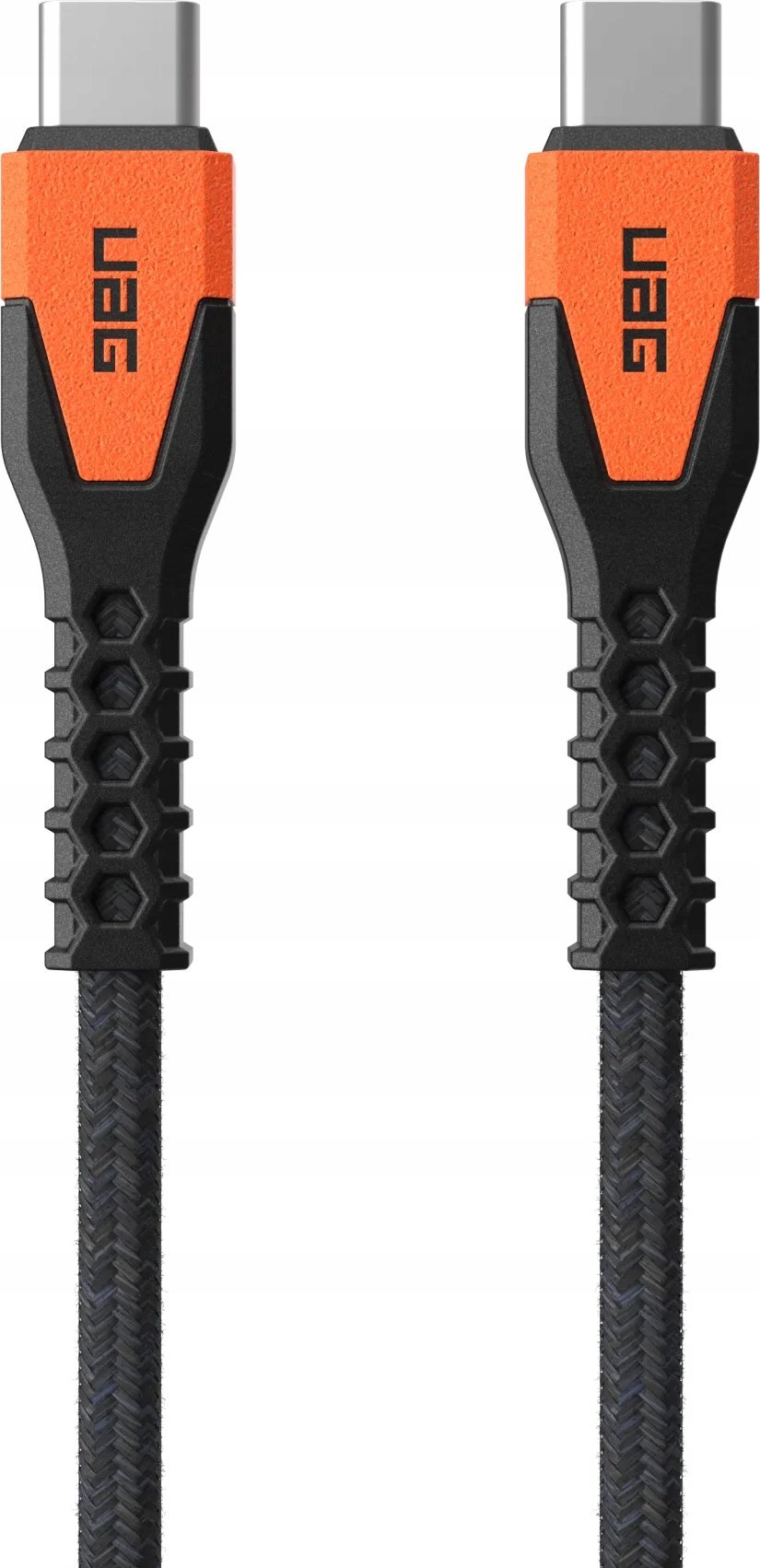 Kabllo USB C Urban Armor Gear Kevlar Core, USB C në USB C, 60W, e zezë