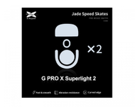 Këmbëza maus X-Raypad Jade Speed për Logitech G Pro X Superlight 2, PTFE i pastër, rrëshqitje e shpejtë, të bardha