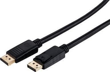 Kабел DisplayPort C-TECH CB-DP12-05, 4K 60Hz, 0.5m, црн