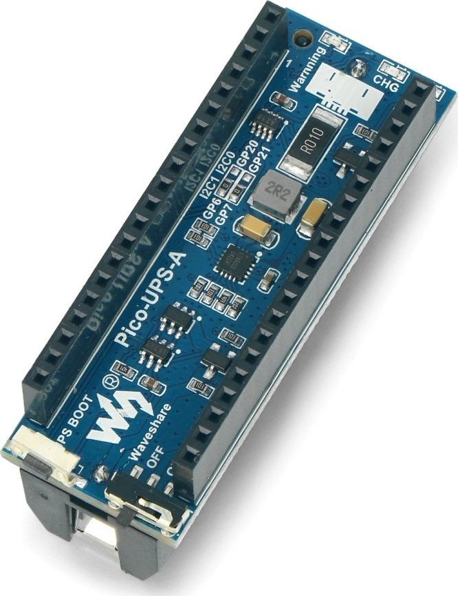 Modul UPS pa tela Waveshare Pico UPS A, për Raspberry Pi Pico, mbështetje bateri 14500