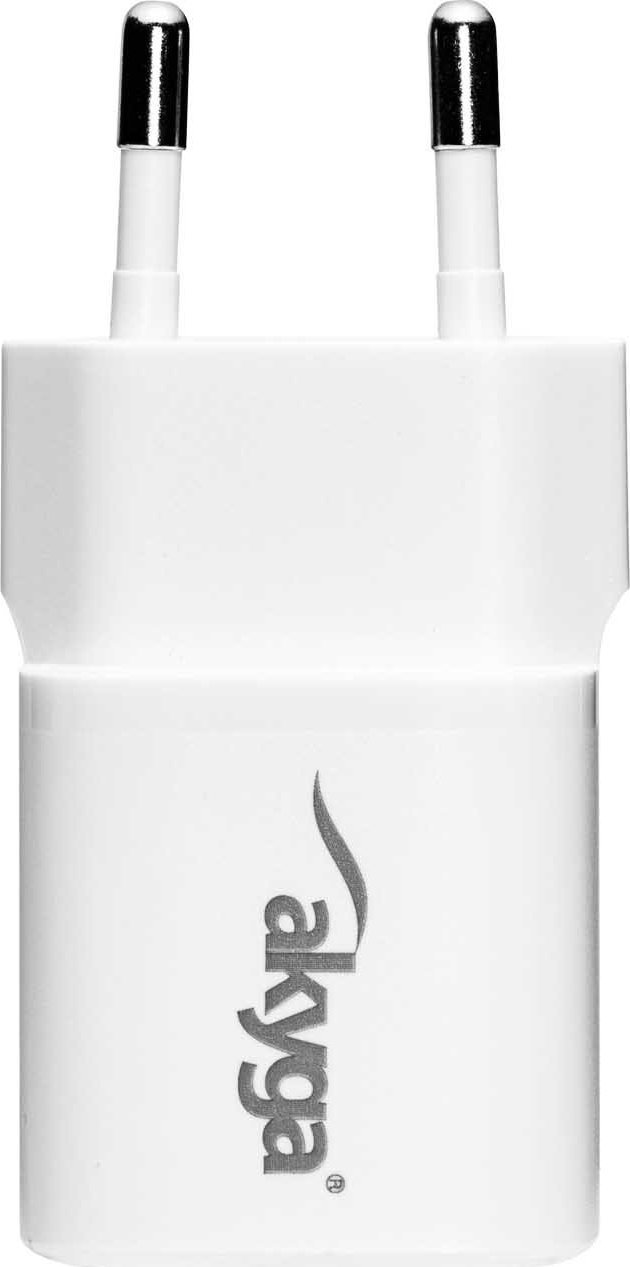 Karikues USB Akyga AK-CH-22, 25W, GaN, USB-C, i bardhë
