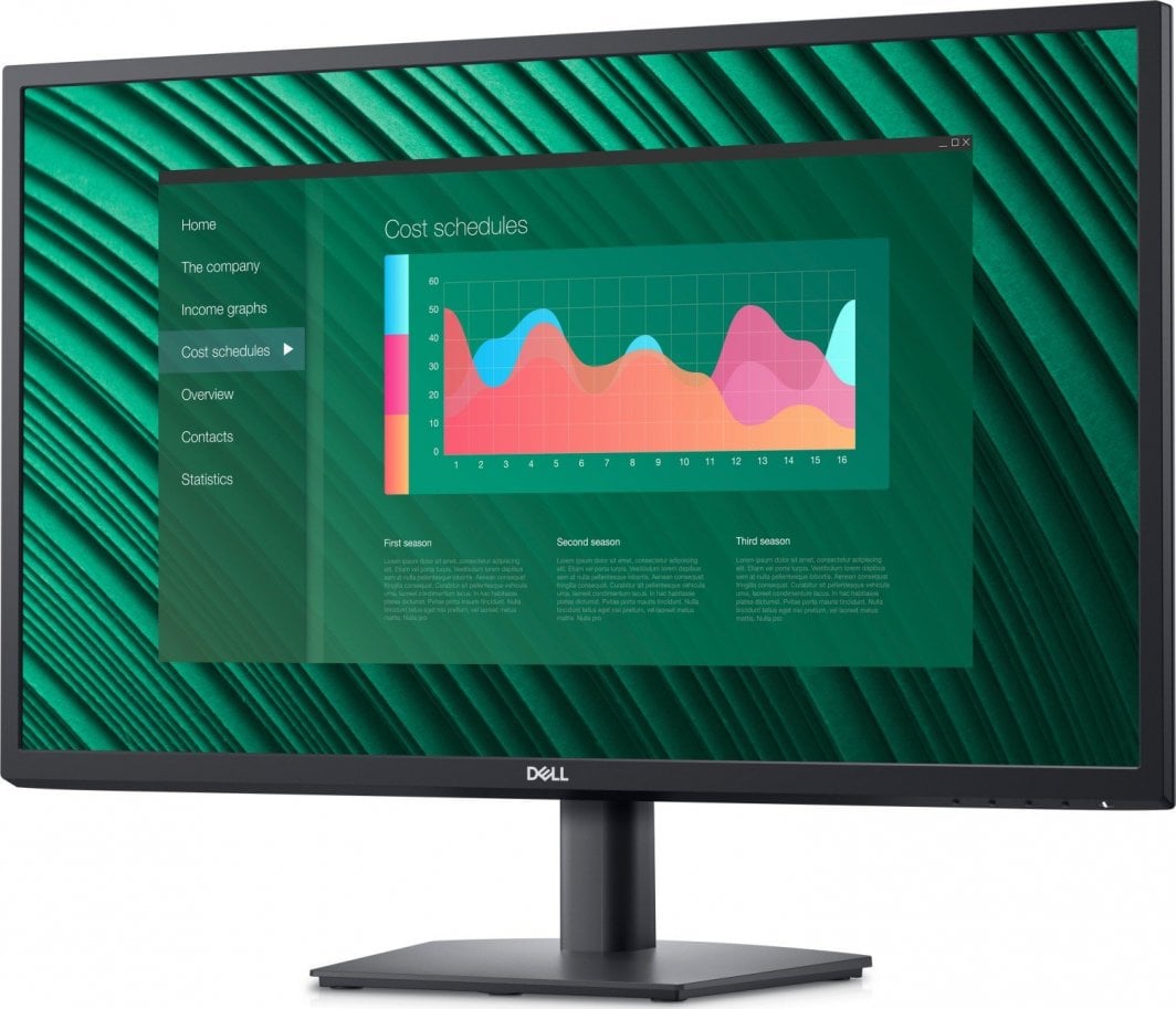 Monitor Dell E2723H, 27'', 1920 x 1080 (Full-HD), 60 Hz, i zi