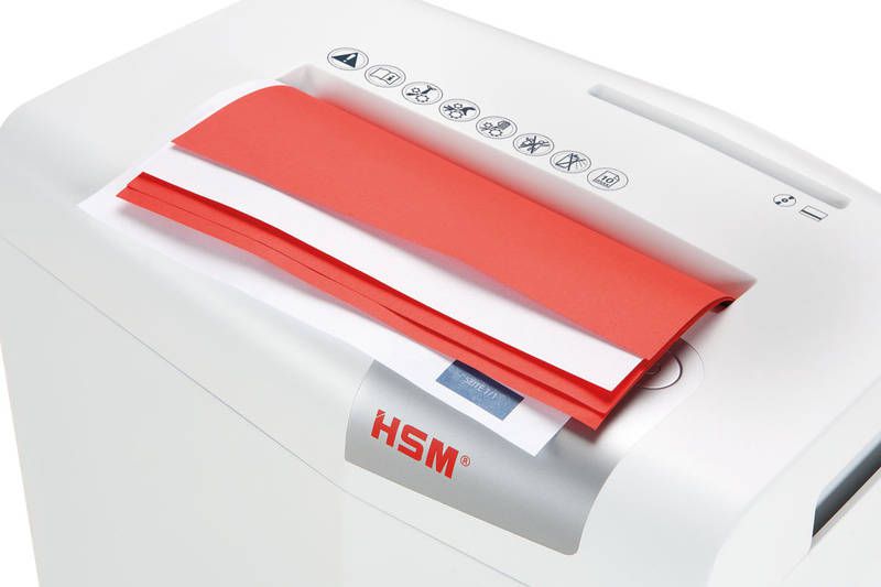 Makinë shkatërrimi dokumentesh HSM Shredstar X10, prerje kryq P-4, 160W, gri