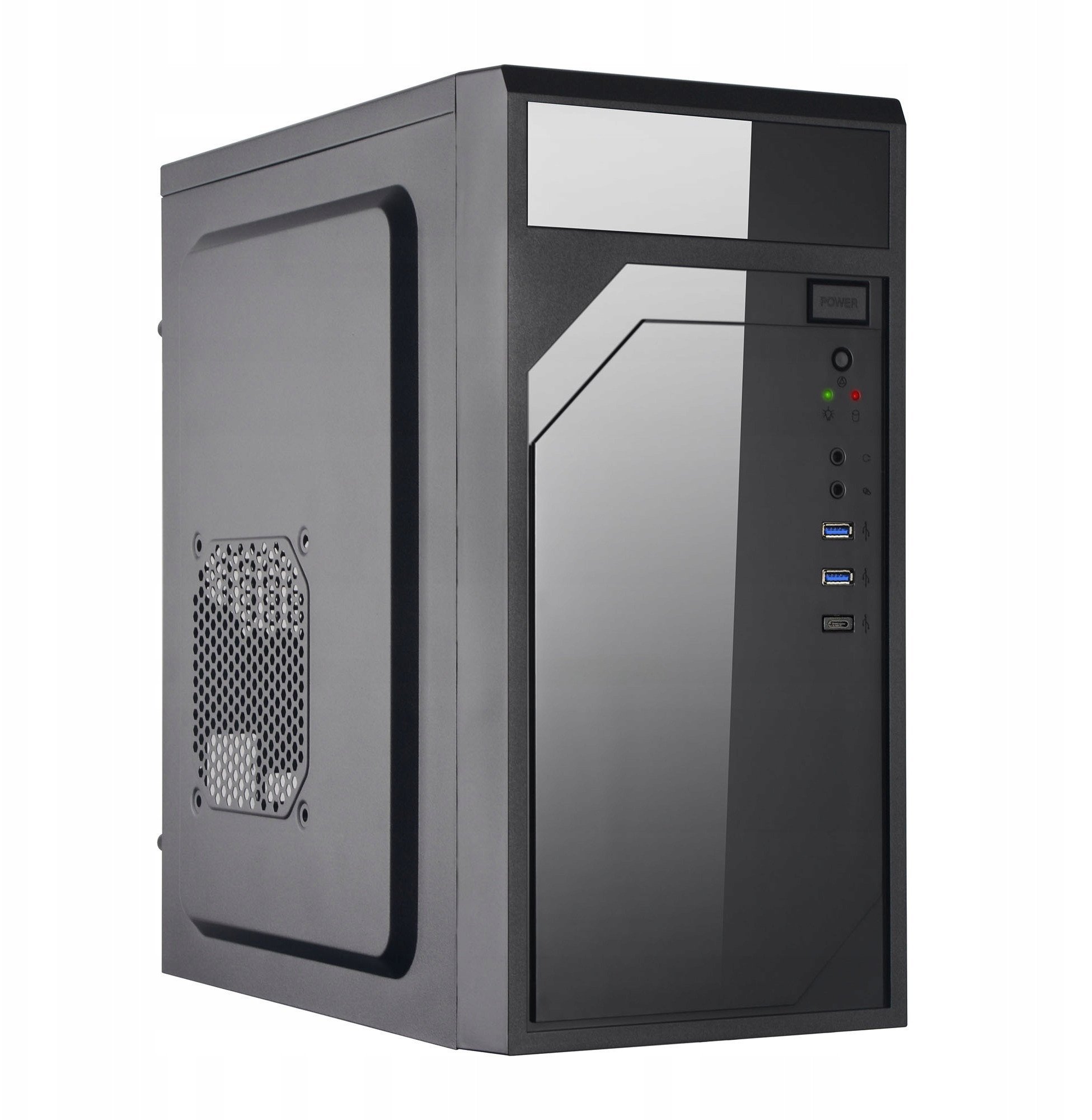 Куќиште компјутер Eurocase ML M6-590B, Mini Tower, micro ATX mini ITX, црна