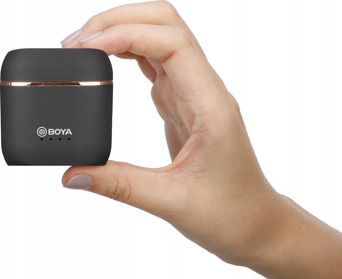 Kufje wireless Boya BY-AP4, Bluetooth 5.0, me kuti karikimi, të zeza