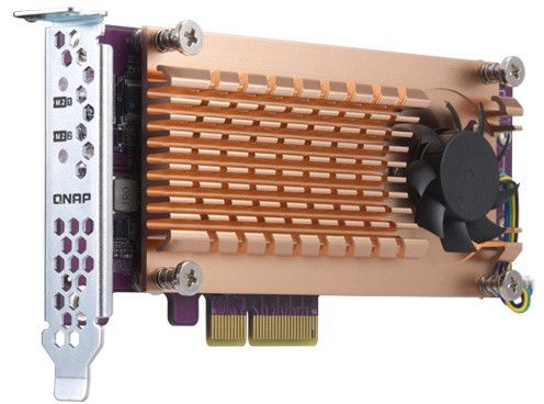 Kartë zgjeruese QNAP QM2-2P-384 - për hard disk SSD M.2 22110/2280 PCIe (Gen3 x8)                