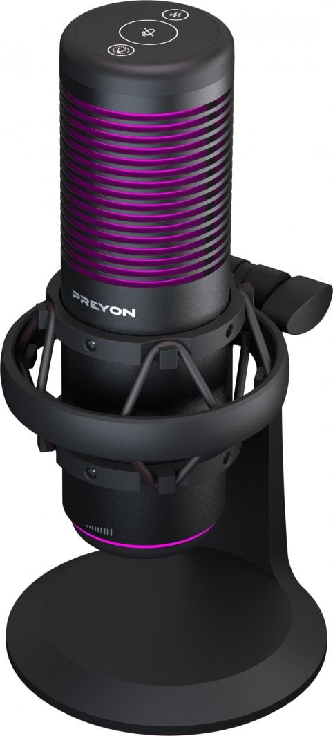[OUTLET] Mikrofon Preyon Osprey Scream RGB, i zi