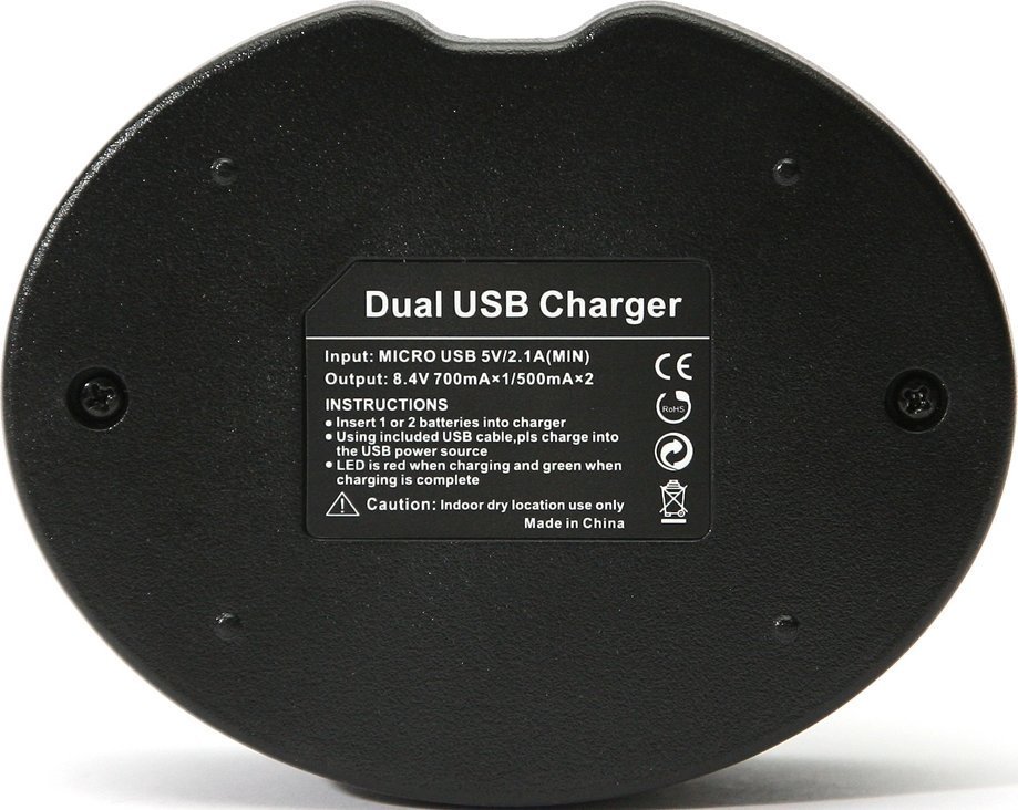 Karikues baterie Extra Digital për Canon LP-E6 LP-E6N, kompakt, i zi