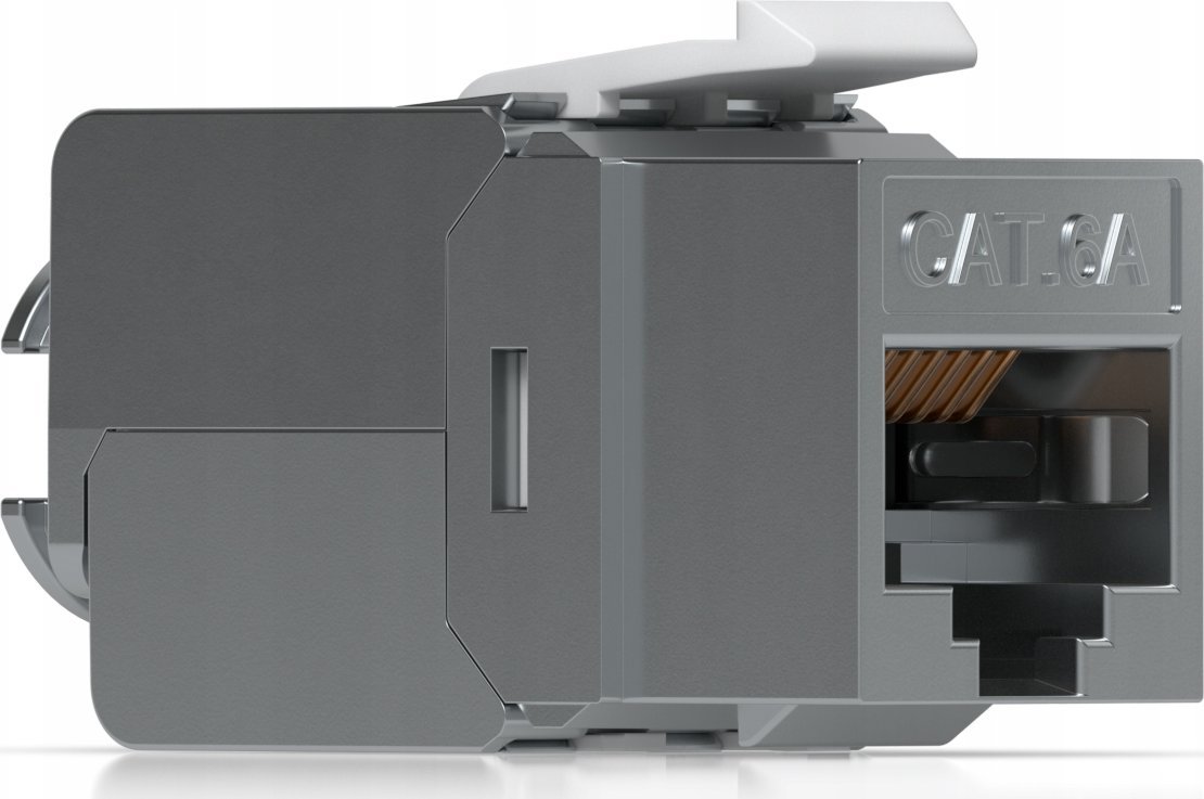Keystone pa vegla Ubiquiti, Cat6A, set 12 copë, i bardhë