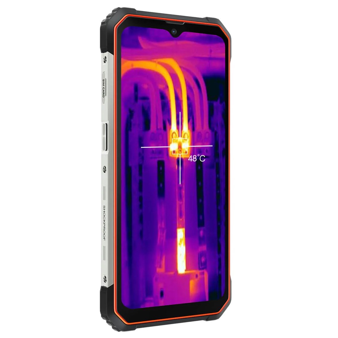 Celular Blackview BL8800 Pro 5G, 8GB/128GB, i zi/portokalli