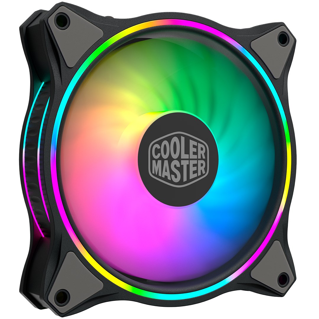 Ftohës Cooler Master MasterFan MF120 Halo, 12 cm, i hirtë / i zi