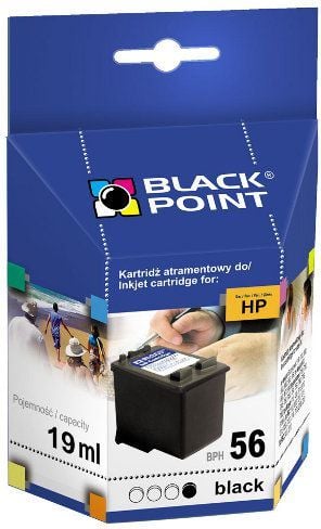 Боја за принтер Black Point BPH 56 / C6656AE бр. 56, црна