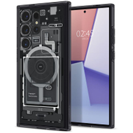 Mbrojtëse për celular Samsung Galaxy S24 Ultra Spigen Ultra Hybrid OneTap Metal Ring MagSafe, e zezë