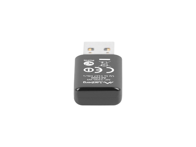 Kartë rrjeti Wi-Fi Lanberg, USB 3.0, AC1200, e zezë