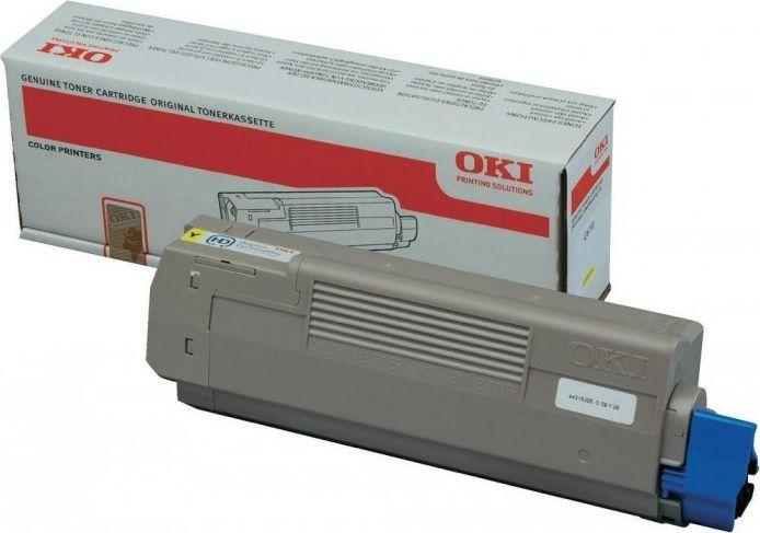 Toner OKI 44315305, origjinal, i verdhë