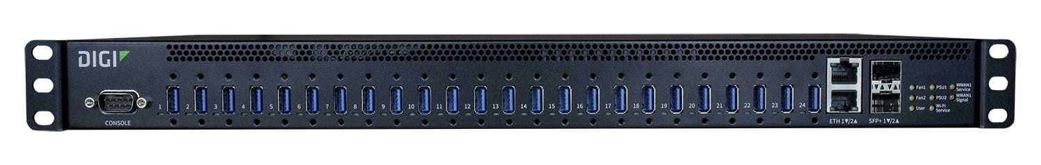 USB Hub Digi AnywhereUSB Plus, 8 porte, SFP+, i zi