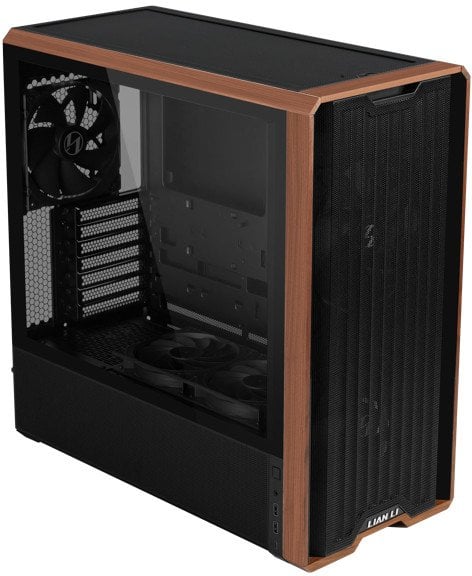 Kasa PC Lian Li LANCOOL 217, mid tower, xham i temperuar, e zezë