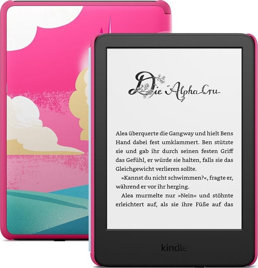 Електронски читач Amazon Kindle Kids Edition, 6", 16GB, дизајн Valley of the Unicorns