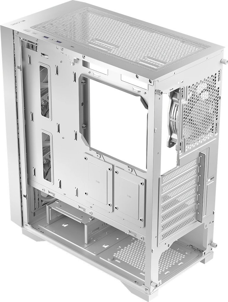 Кула компјутер Logic Concept Dart Pro MIDI, ATX, со вентилатори, бела