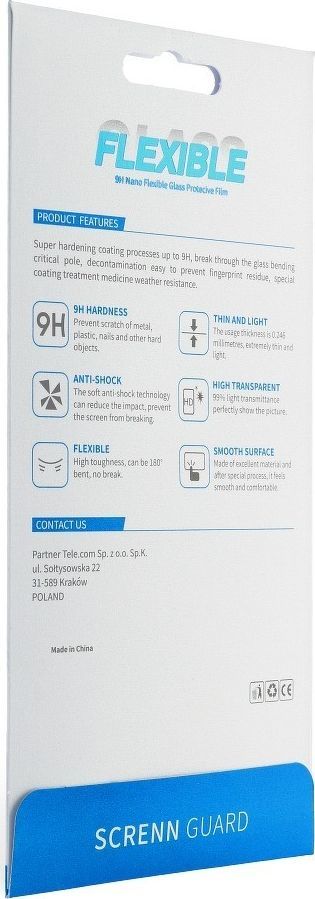 Xham mbrojtës Partner Tele.com Flexible Nano Glass për Xiaomi Mi10T Lite, i tejdukshëm