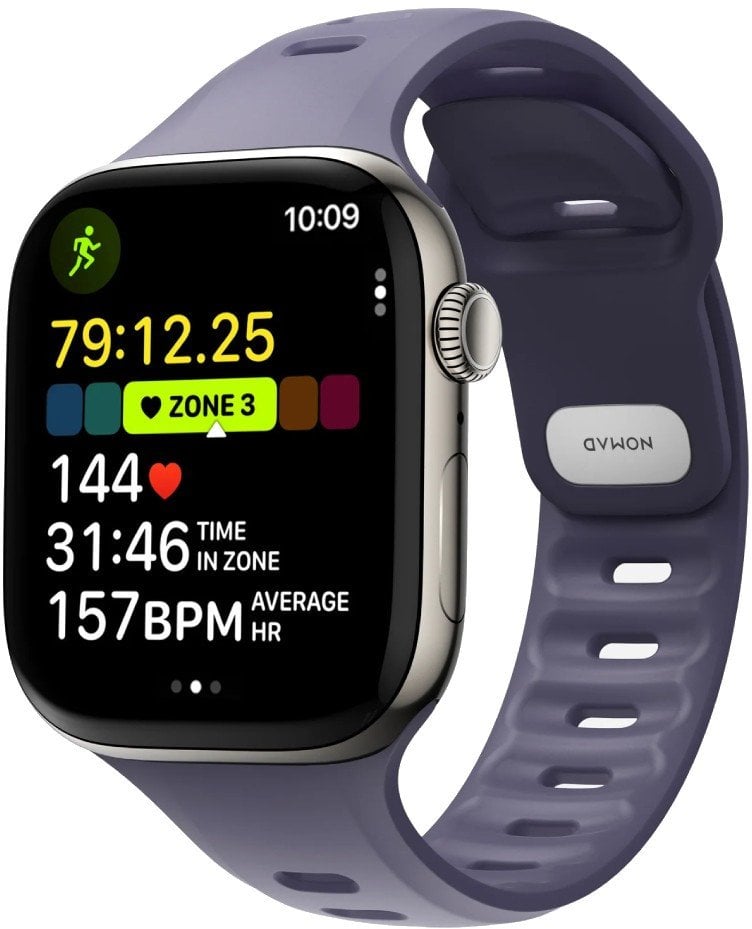 Rrip ore Nomad Tempo Band 46mm, 20mm, material sintetik, vjollcë