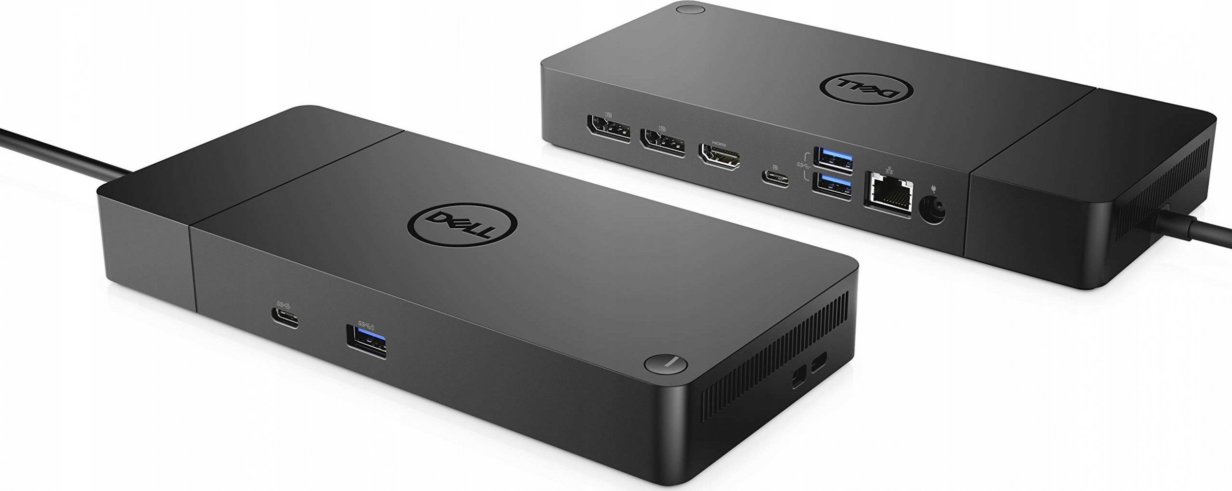 Dokstacion Dell WD19S 180W, USB 3.2 Type C, Gigabit Ethernet, i zi