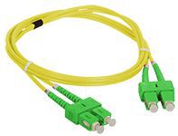 Kabëll fibër optike Alantec FO Patch cord, SC APC në SC APC duplex, SM 9/125, 1m
