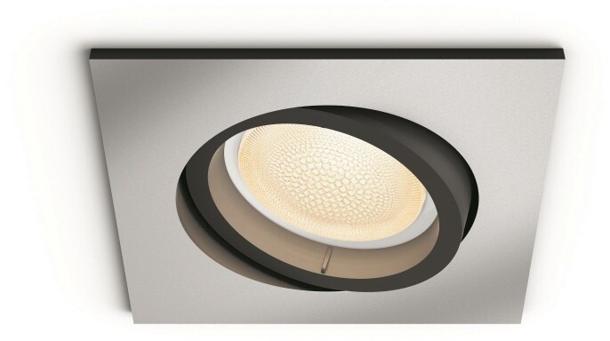 Ndriçues Philips Hue Centura GU10, 7.5W, katror, alumin