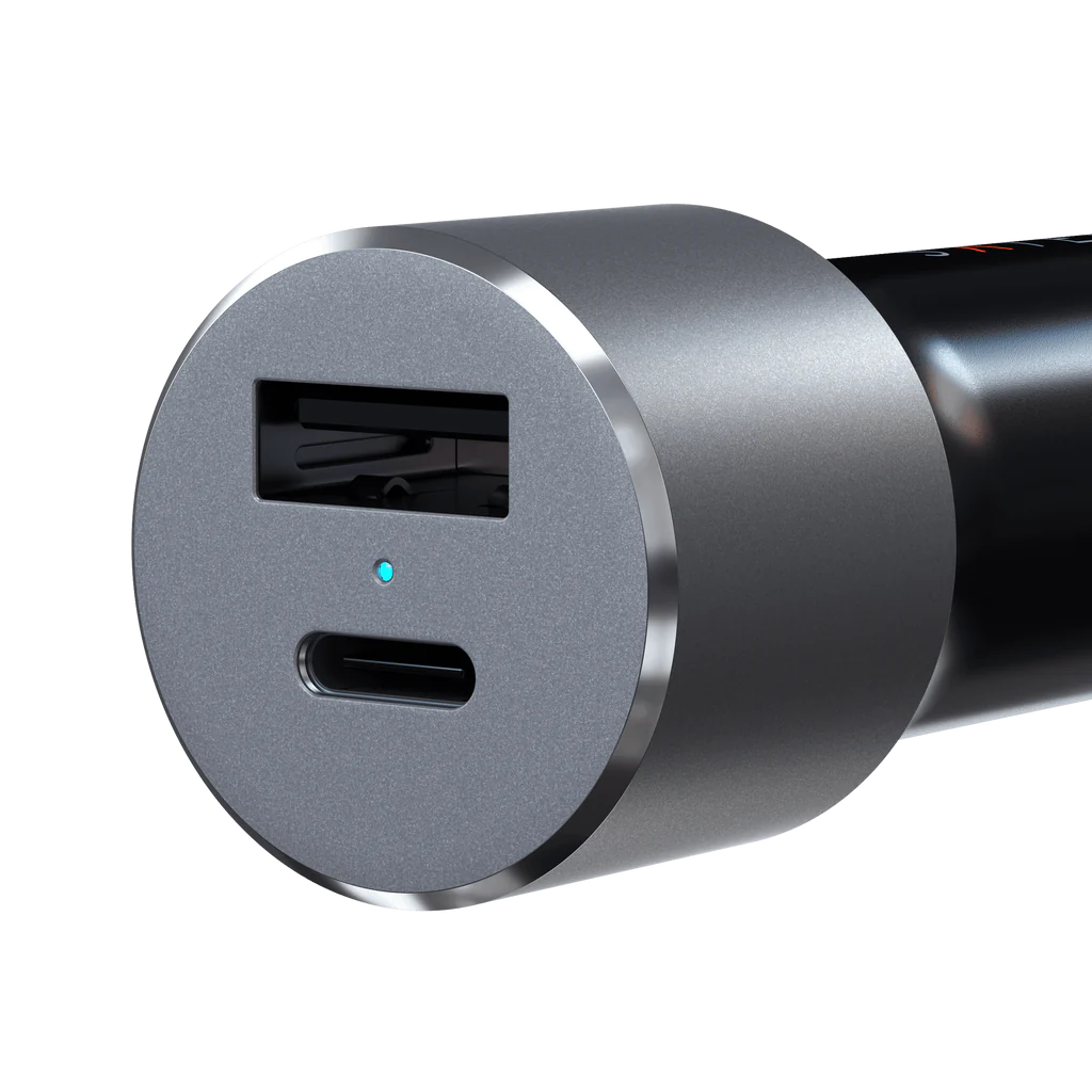 Karikues për veturë Satechi USB-C PD, 72W, i hirtë