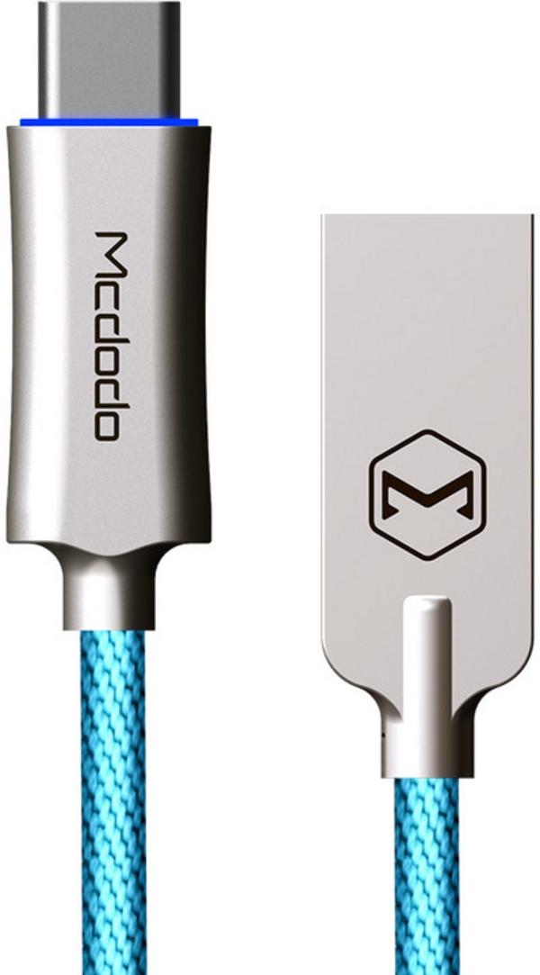 Kabllo Mcdodo Knight, USB-AM në USB-C, 1m, e kaltër